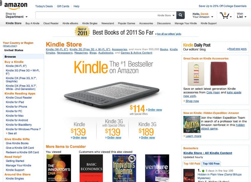 A screenshot of an Amazon's product page