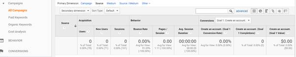 the UTM tags screenshot