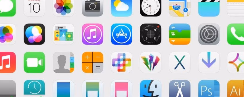 A number of different smartphone icons