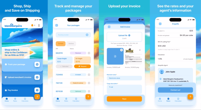 A complete rebuild and further extension of our client's web and mobile shipping system that serves 28 countries.