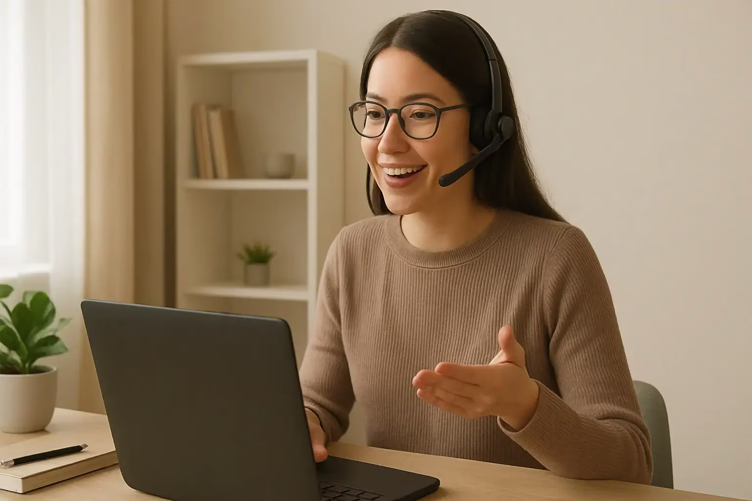 Sales and marketing personnel utilizing AI.