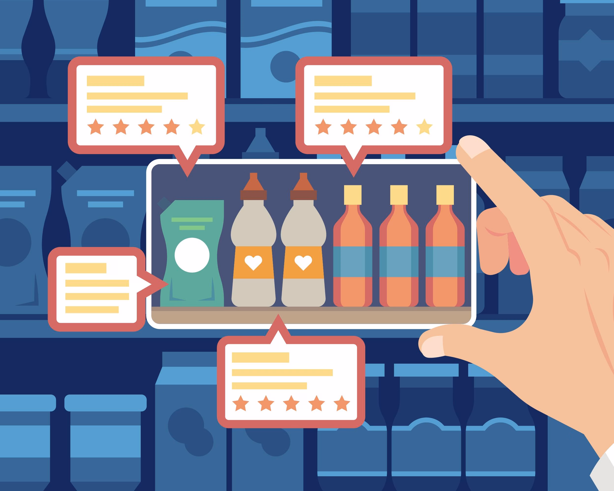 Products getting reviews