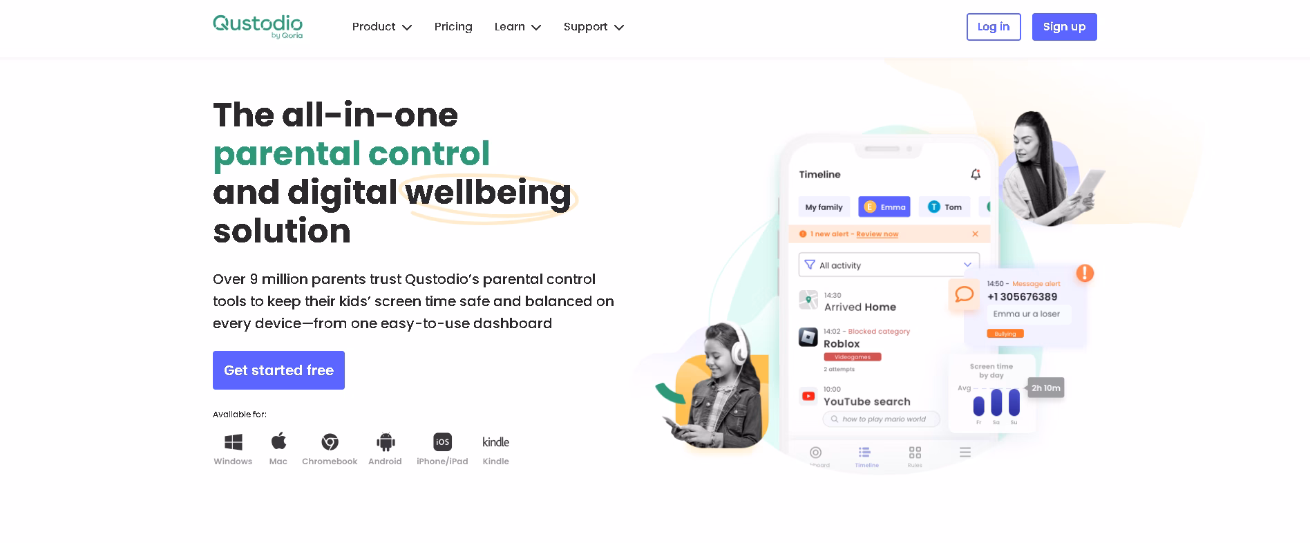 qustodio homepage
