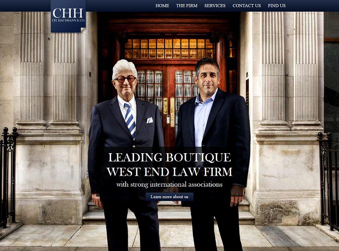 A Chhausmann website homepage capture