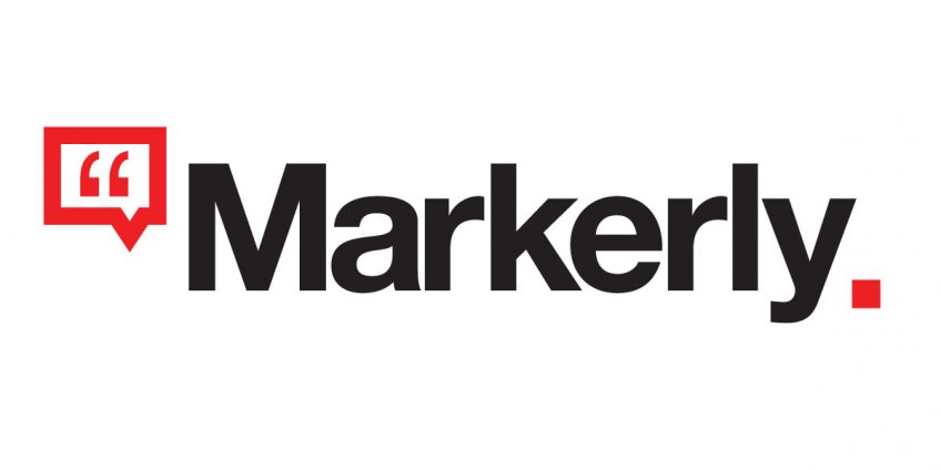 A logo of Markerly