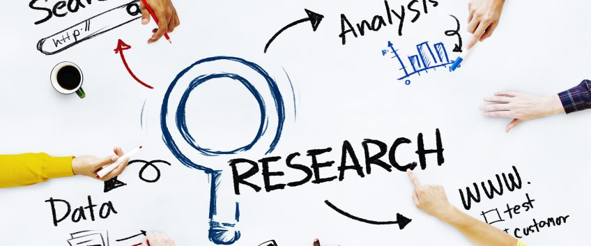 A stock photo illustrating data, research, analysis