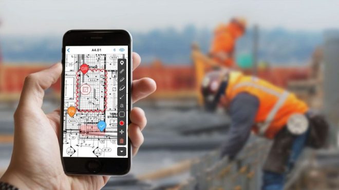 A construction mobile app
