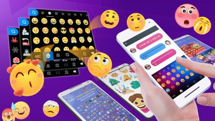 An emoji keyboard app