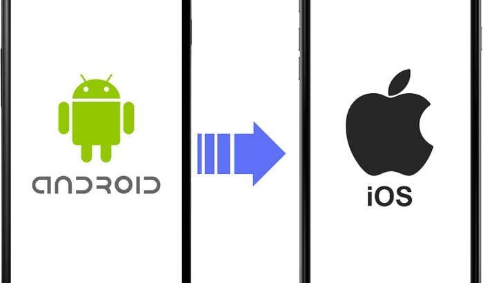 Android and iOS logos