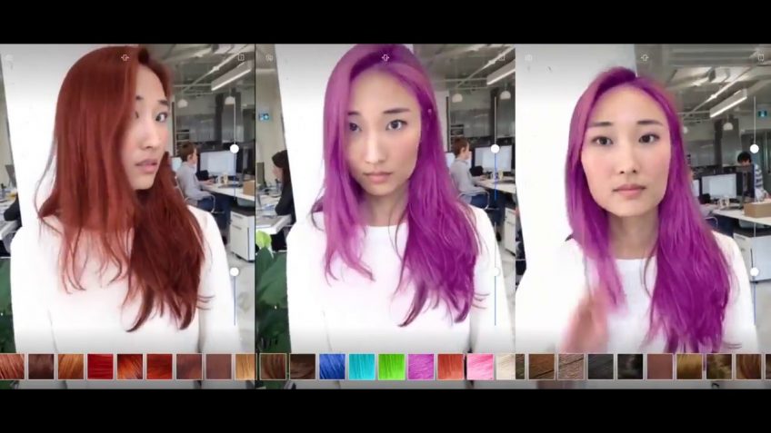 augmented reality hairstyles app