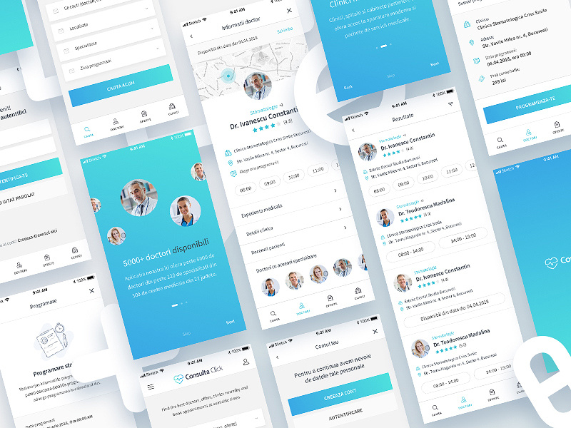 Doctor Appointment & Consultation App UI Kit, Case Study