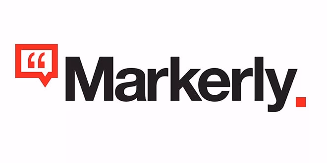 A logo of Markerly
