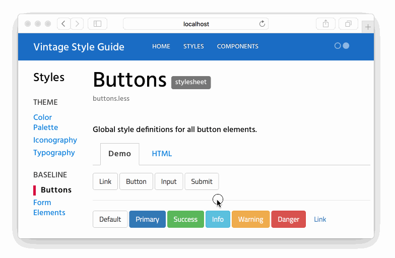 code buttons