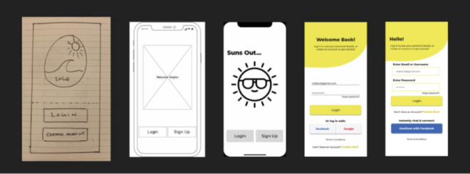 app design prototype