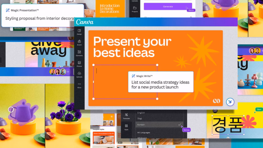 canva magic design using ai